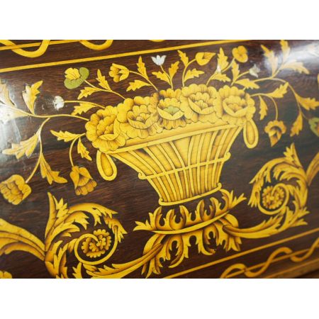 Ungewöhnlicher original antiker niederländischer Cylinder Desk Sekretär Palisander 1830