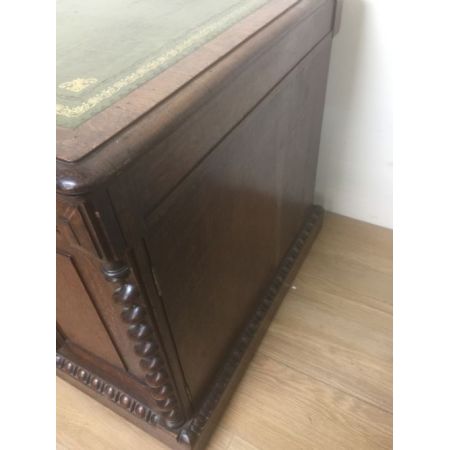 Wunderschöner original antiker Schreibtisch Massivholz Eiche