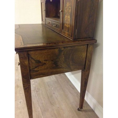 Edwardianischer antiker Ladies Desk Palisanderholz Schreibtisch, 1900