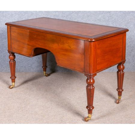 Hochqualitativer antiker viktorianischer Schreibtisch, 19. Jahrhundert, Mahagoni