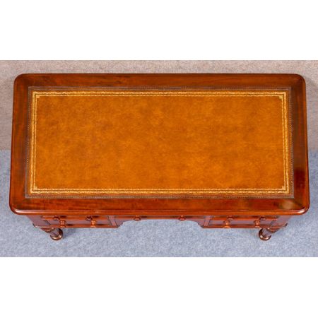 Hochqualitativer antiker viktorianischer Schreibtisch, 19. Jahrhundert, Mahagoni