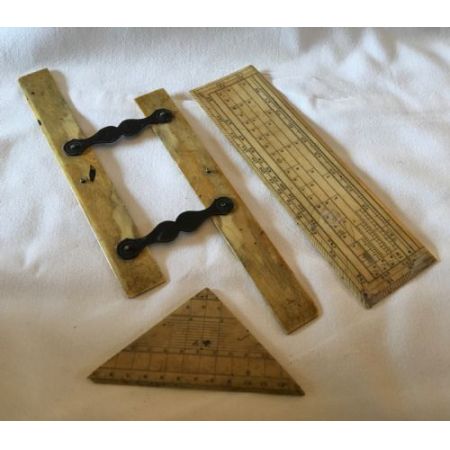 Troughton & Simms Messing gebundenes Zeichner-Set, 19. Jahrhundert, England