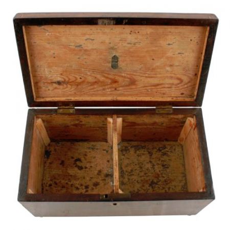 Georgianische antike Teedose 18. Jahrhundert