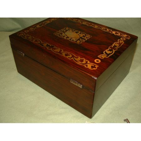 Wunderschönes Schmuckkästchen, Palisanderholz, Regency 1830