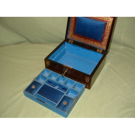 Wunderschönes Schmuckkästchen, Palisanderholz, Regency 1830