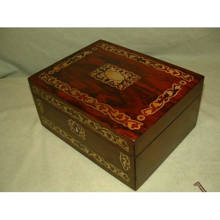 Wunderschönes Schmuckkästchen, Palisanderholz, Regency 1830