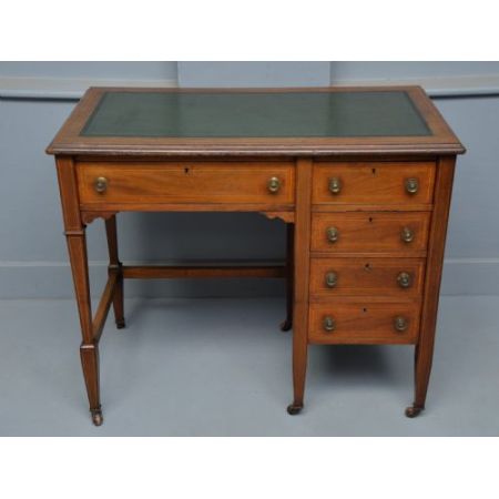 Eleganter Original antiker Edwardian Ladies Desk, Mahagoni Massivholz, 1900