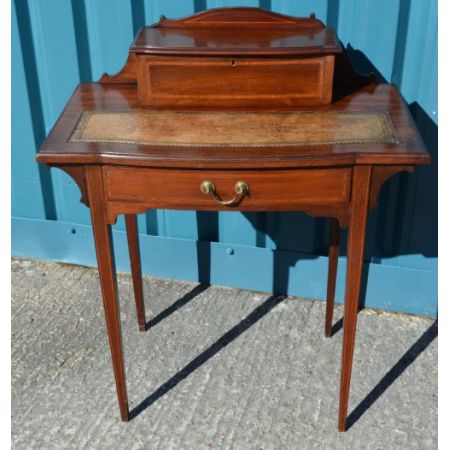 Damenschreibtisch Mahagoni Massivholz, 19. Jahrhundert Edwardian