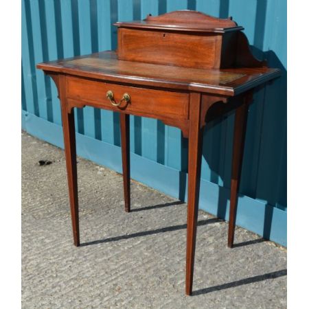 Damenschreibtisch Mahagoni Massivholz, 19. Jahrhundert Edwardian