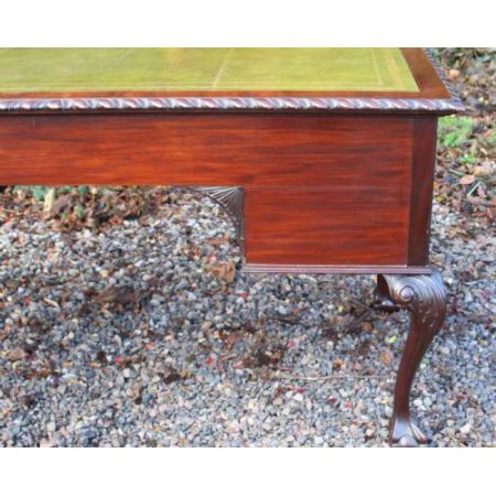 Georgianischer antiker Schreibtisch Mahagoni Massivholz, 1910