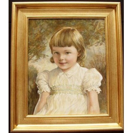 Ölgemälde von Kathleen Winifred Molesworth (3jähriges Mädchen)