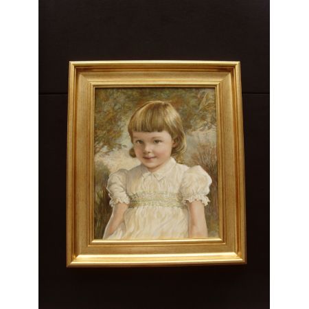 Ölgemälde von Kathleen Winifred Molesworth (3jähriges Mädchen)