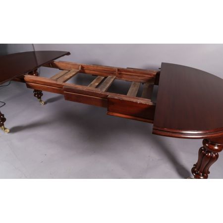 Englischer antiker Viktorianischer Esstisch, Mahagoni, 1850