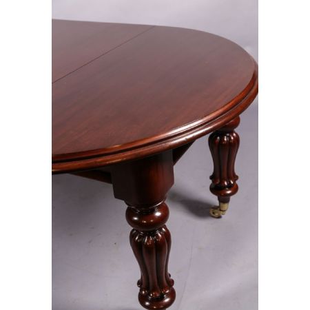 Englischer antiker Viktorianischer Esstisch, Mahagoni, 1850