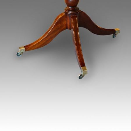 Original antiker Regency Stil Esstisch aus Mahagoni, 1920