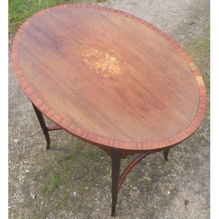 Edwardianischer antiker Beistelltisch Mahagoni englisch 1900