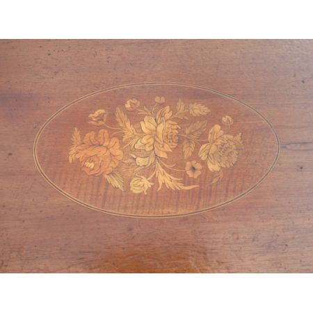 Edwardianischer antiker Beistelltisch Mahagoni englisch 1900