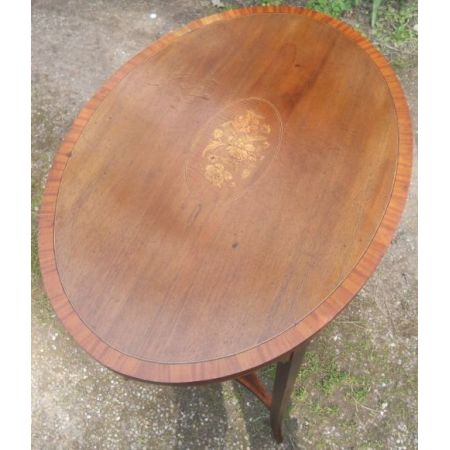 Edwardianischer antiker Beistelltisch Mahagoni englisch 1900