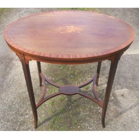 Edwardianischer antiker Beistelltisch Mahagoni englisch 1900