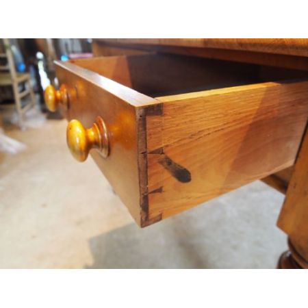 Antiker Viktorianischer Esstisch, englisch Landhausstil, 1880