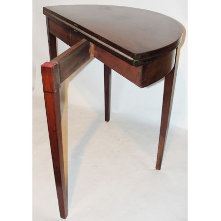 Georgianischer englischer Beistelltisch antik Mahagoni, 1800