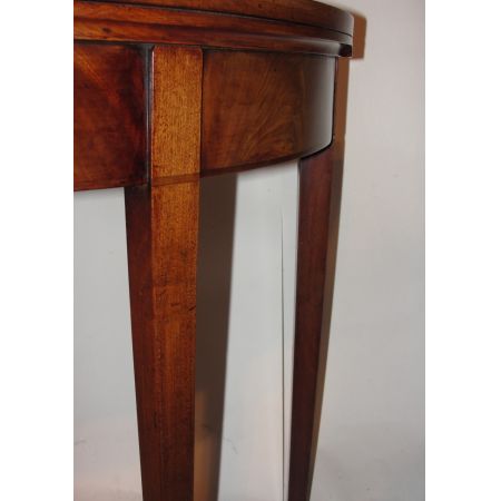 Georgianischer englischer Beistelltisch antik Mahagoni, 1800