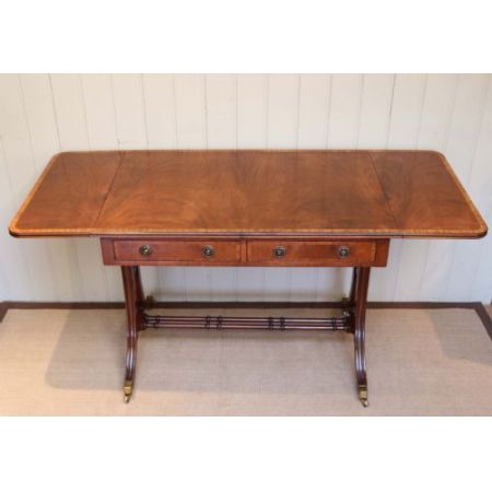 Hübscher antiker Regency Stil Esstisch, Mahagoni, 1920