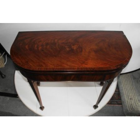 Hochwertiger Original antiker Georgian Mahagoni Kartentisch, 18. Jahrhundert