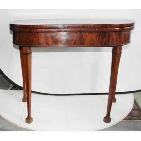 Hochwertiger Original antiker Georgian Mahagoni Kartentisch, 18. Jahrhundert