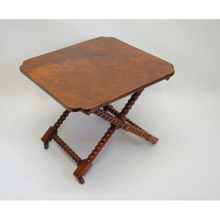 Eleganter antiker original Viktorianischer Beistelltisch, Walnuss, Gepäckablage, 19. Jahrhundert