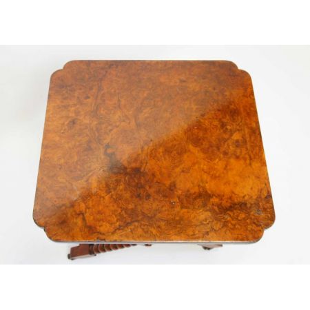 Eleganter antiker original Viktorianischer Beistelltisch, Walnuss, Gepäckablage, 19. Jahrhundert