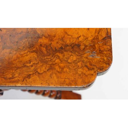 Eleganter antiker original Viktorianischer Beistelltisch, Walnuss, Gepäckablage, 19. Jahrhundert