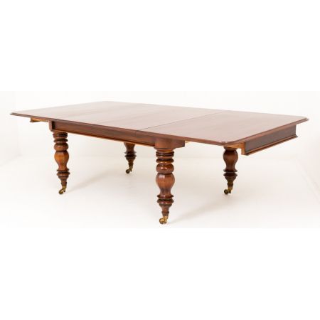 Original antiker Mahagoni Esstisch, Viktorianisch, 1870