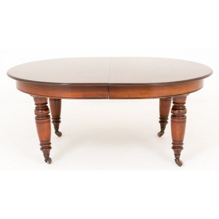 Viktorianischer antiker Mahagoni Esstisch, ausklappbar, 1860