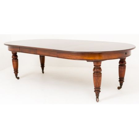 Viktorianischer antiker Mahagoni Esstisch, ausklappbar, 1860