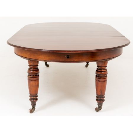 Viktorianischer antiker Mahagoni Esstisch, ausklappbar, 1860