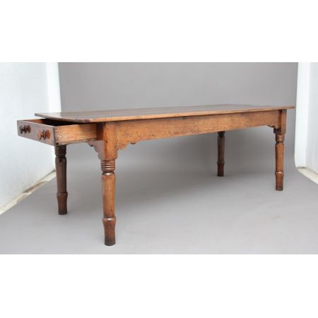 Britischer antiker Esstisch, Landhausstil, um 1800, Eiche