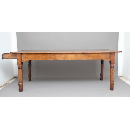 Britischer antiker Esstisch, Landhausstil, um 1800, Eiche