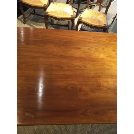 Prächtiger original antiker Landhausesstisch, Kirschbaumholz, englisch 1850