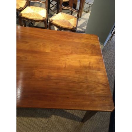 Prächtiger original antiker Landhausesstisch, Kirschbaumholz, englisch 1850