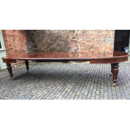 Antiker Original Viktorianischer Esstisch, ausziehbar, Mahagoni Massivholz, 1850