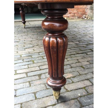 Antiker Original Viktorianischer Esstisch, ausziehbar, Mahagoni Massivholz, 1850