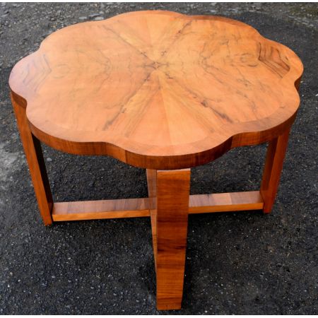 Antiker Original Art Deco, Quintetto Nest of Tables, 1930, Walnuss