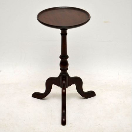 Edwardianischer original antiker Weintisch, Mahagoni, 1890