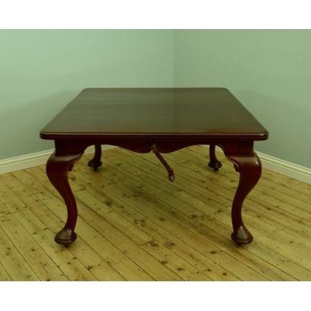 Antiker Viktorianischer Esstisch, Original aus Mahagoni, 1900