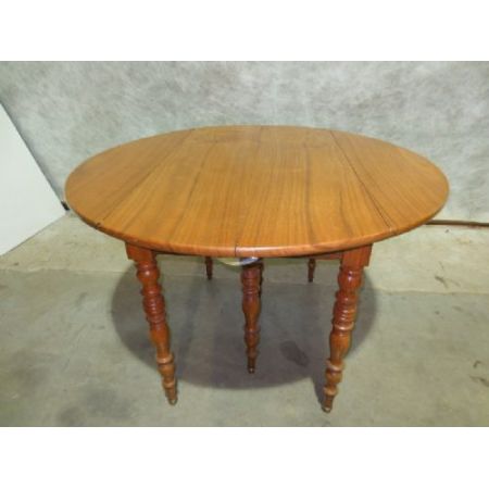 Französischer antiker Esstisch, Obstholz, ausziehbar, Viktorianisch 19. Jahrhundert