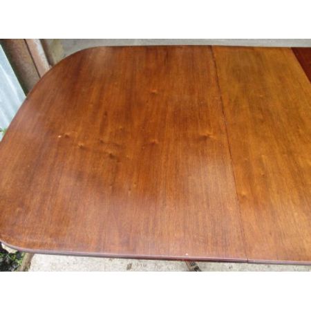 Antiker original britischer Esstisch, Mahagoni Massivholz, 19. Jahrhundert