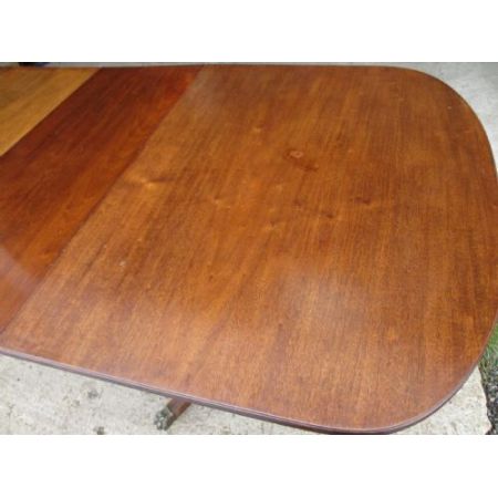 Antiker original britischer Esstisch, Mahagoni Massivholz, 19. Jahrhundert