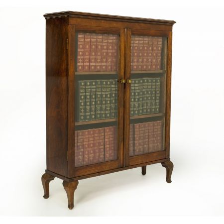Edwardianischer Palisander Bücherschrank mit zwei Türen um 1900