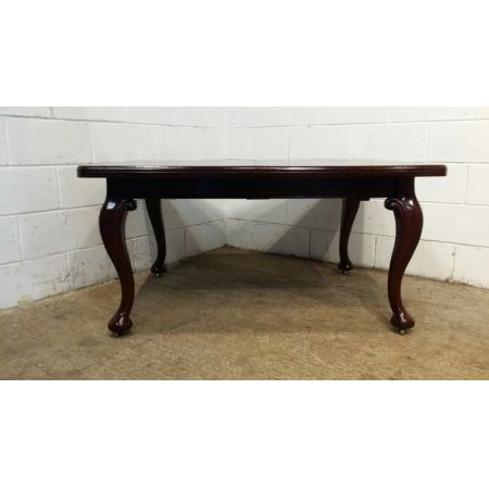 Edwardianischer antiker Mahagoni Esstisch 1900, ausziehbar
